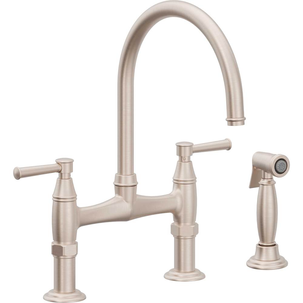 California Faucets Bridge Kitchen Faucet with Sidespray