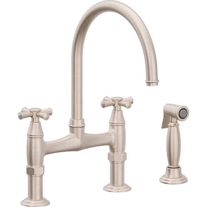 California Faucets Bridge Kitchen Faucet with Sidespray