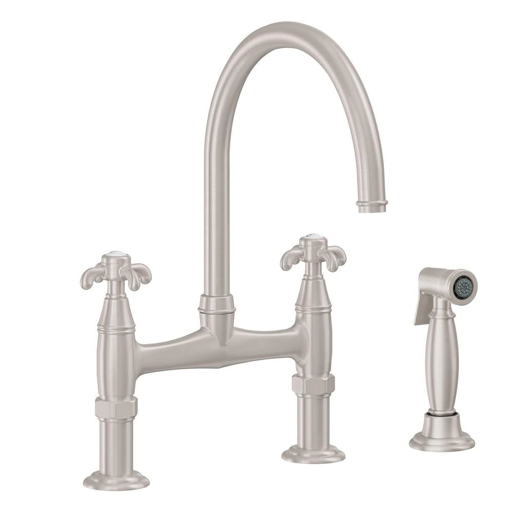 California Faucets Bridge Kitchen Faucet with Sidespray