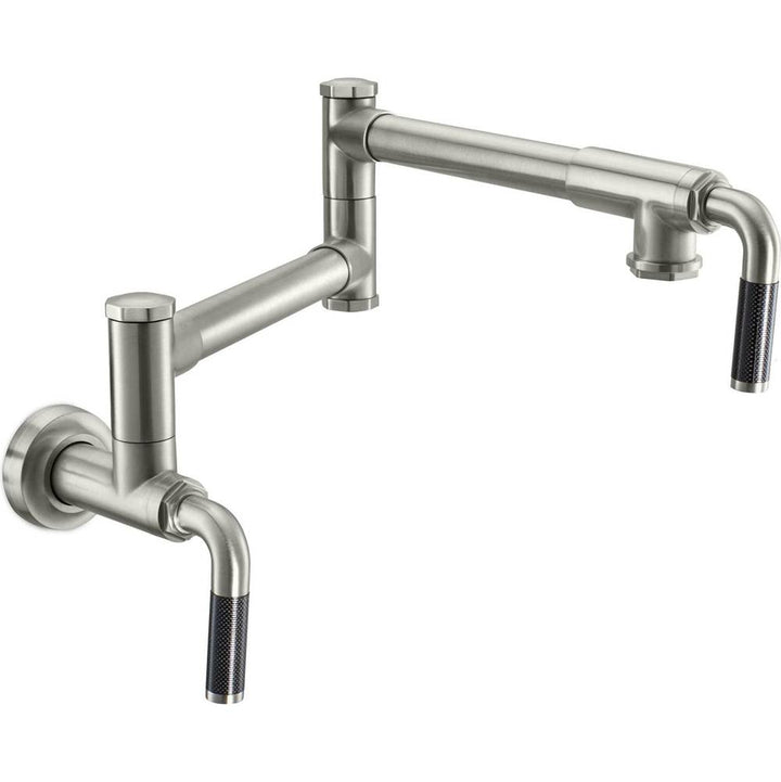 California Faucets Pot Filler Dual Handle Wall Mount Industrial
