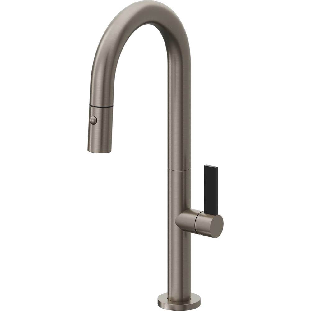California Faucets Pull-Down Prep/Bar Faucet with Button Sprayer