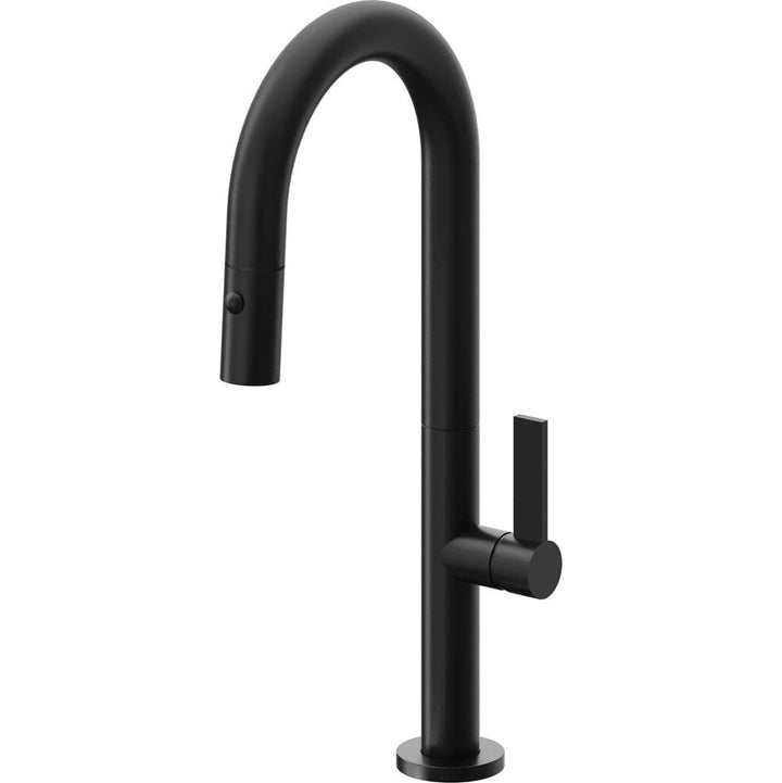 California Faucets Pull-Down Prep/Bar Faucet with Button Sprayer