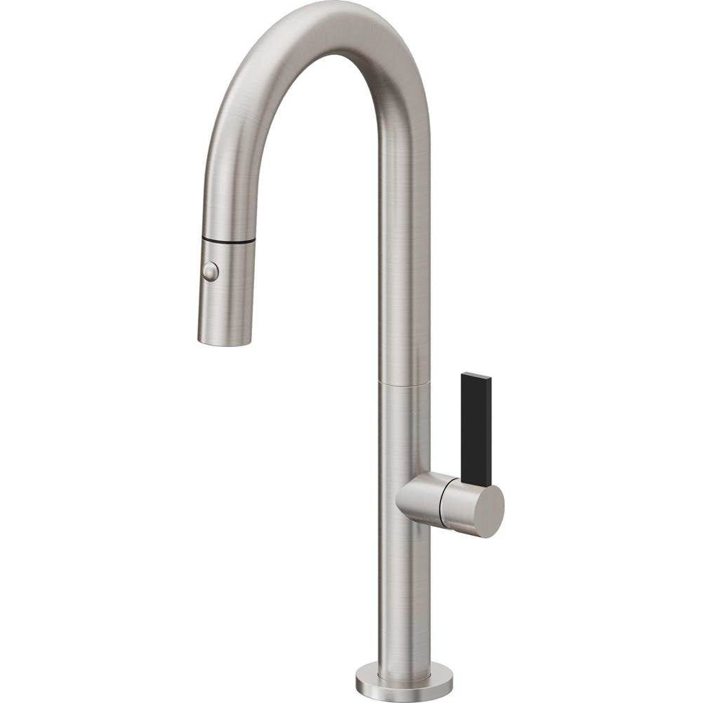California Faucets Pull-Down Prep/Bar Faucet with Button Sprayer