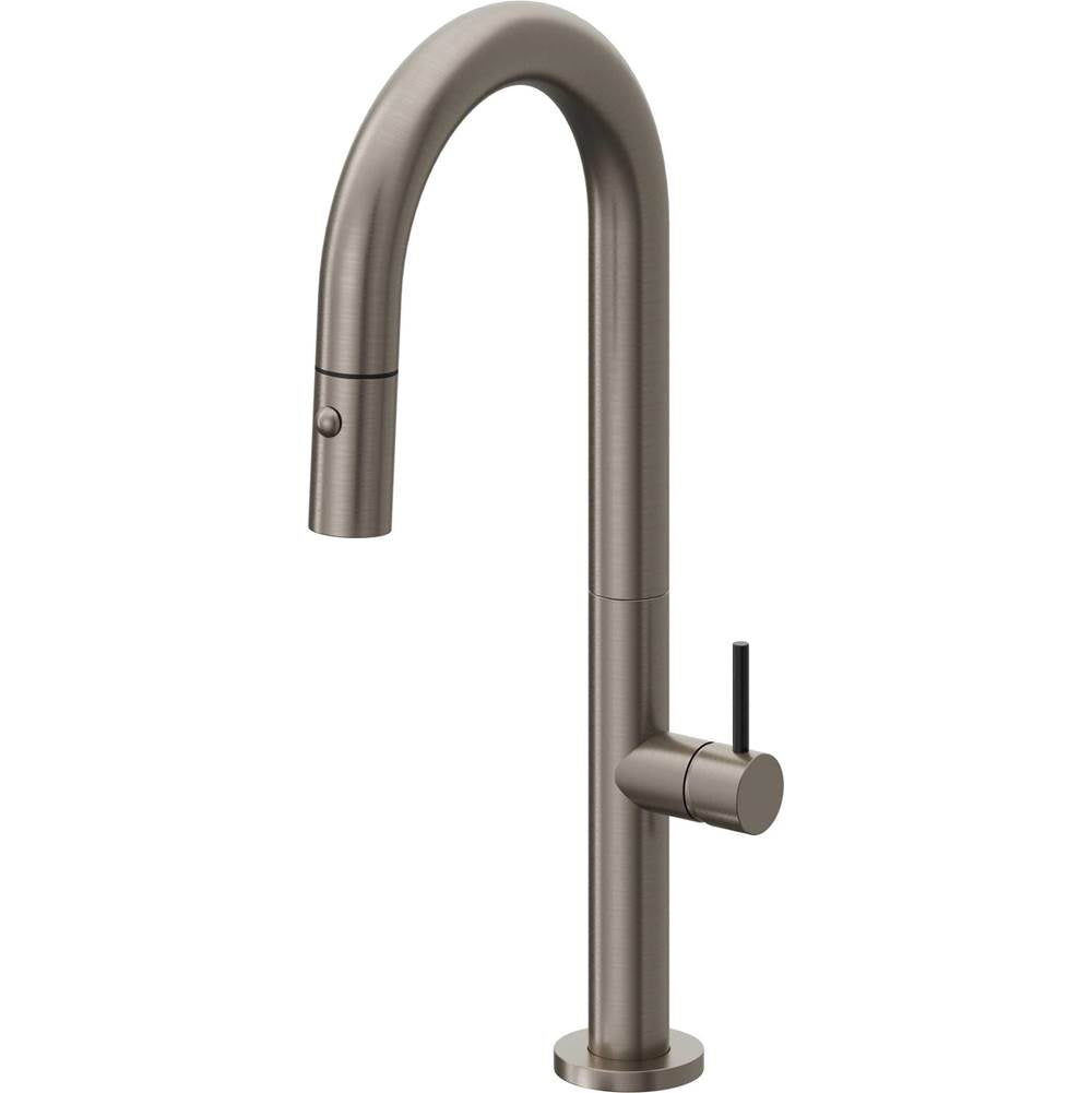 California Faucets Pull-Down Prep/Bar Faucet with Button Sprayer