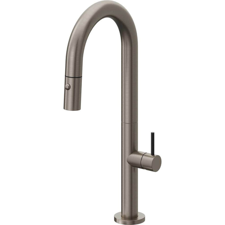 California Faucets Pull-Down Prep/Bar Faucet with Button Sprayer