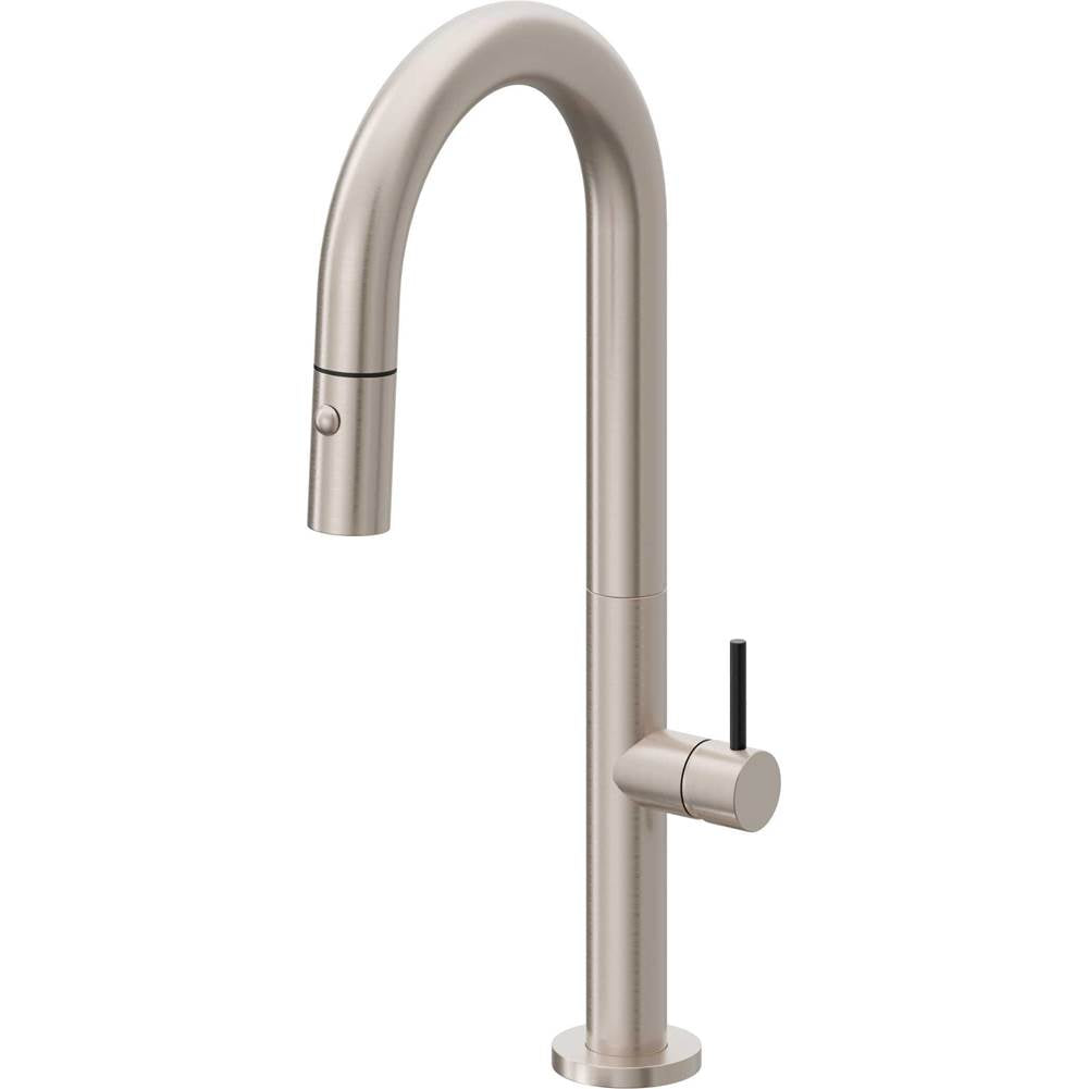 California Faucets Pull-Down Prep/Bar Faucet with Button Sprayer