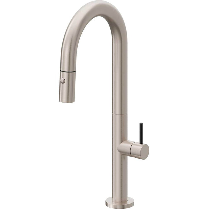 California Faucets Pull-Down Prep/Bar Faucet with Button Sprayer