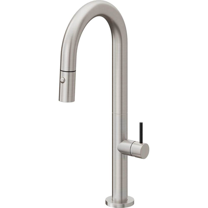 California Faucets Pull-Down Prep/Bar Faucet with Button Sprayer