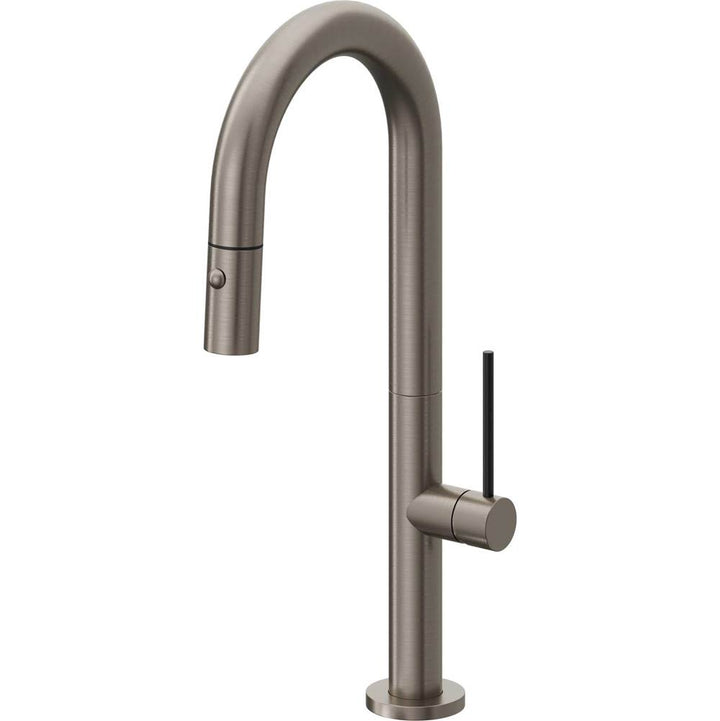 California Faucets Pull-Down Prep/Bar Faucet with Button Sprayer