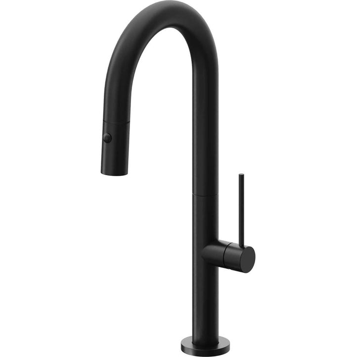 California Faucets Pull-Down Prep/Bar Faucet with Button Sprayer