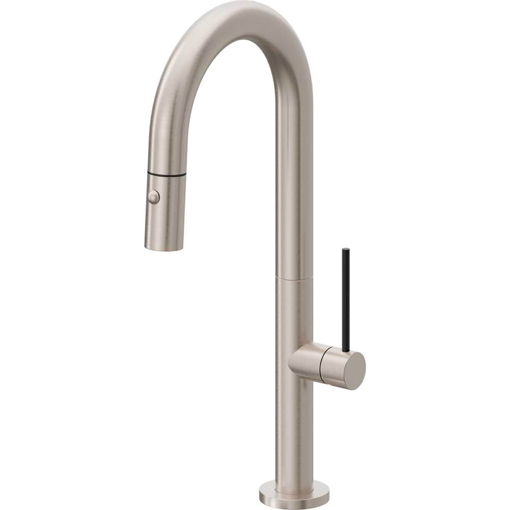 California Faucets Pull-Down Prep/Bar Faucet with Button Sprayer