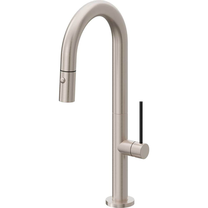 California Faucets Pull-Down Prep/Bar Faucet with Button Sprayer