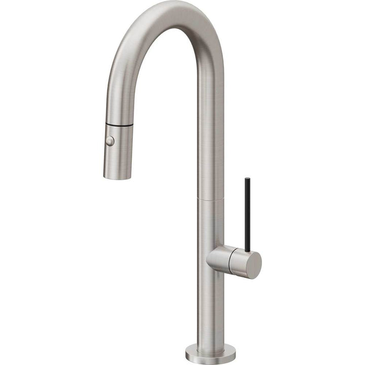 California Faucets Pull-Down Prep/Bar Faucet with Button Sprayer