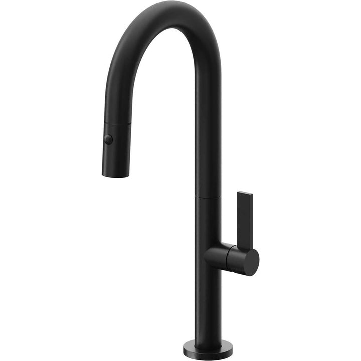 California Faucets Pull-Down Prep/Bar Faucet with Button Sprayer