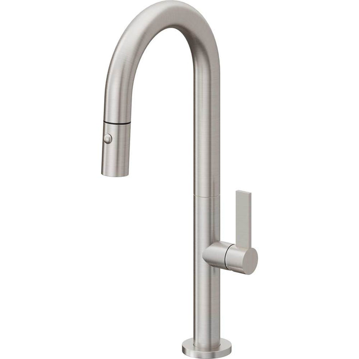 California Faucets Pull-Down Prep/Bar Faucet with Button Sprayer