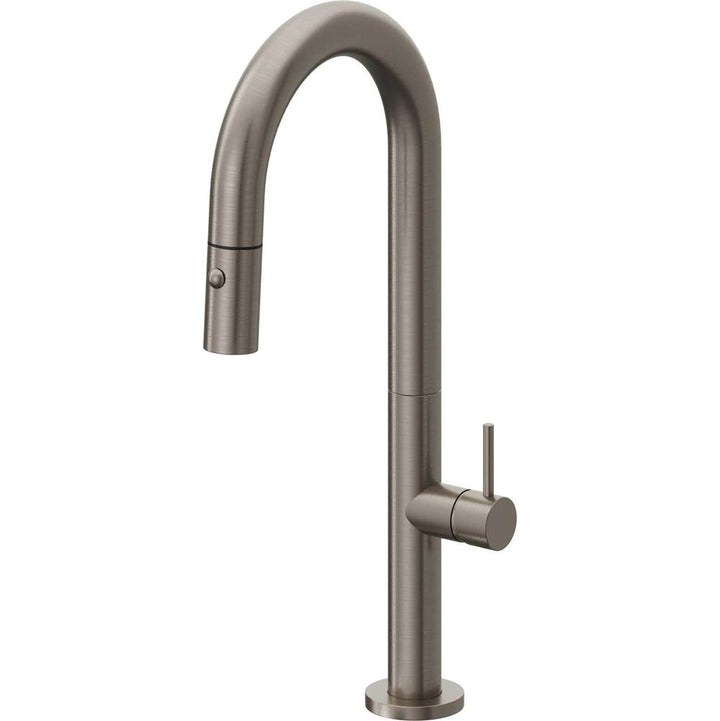 California Faucets Pull-Down Prep/Bar Faucet with Button Sprayer