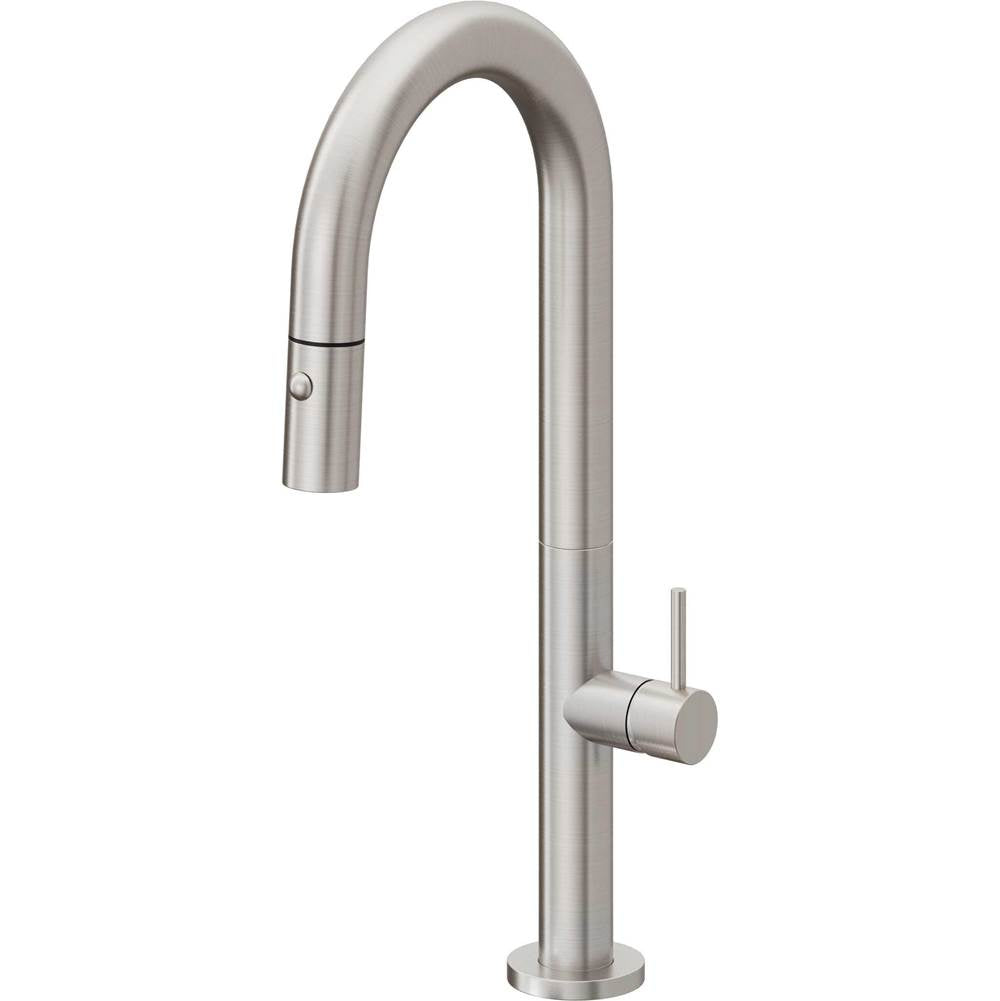 California Faucets Pull-Down Prep/Bar Faucet with Button Sprayer