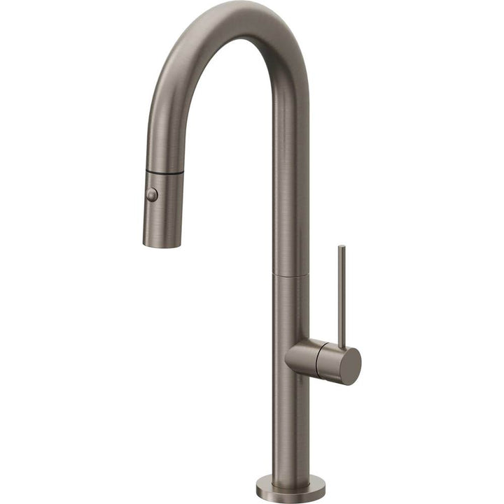 California Faucets Pull-Down Prep/Bar Faucet with Button Sprayer