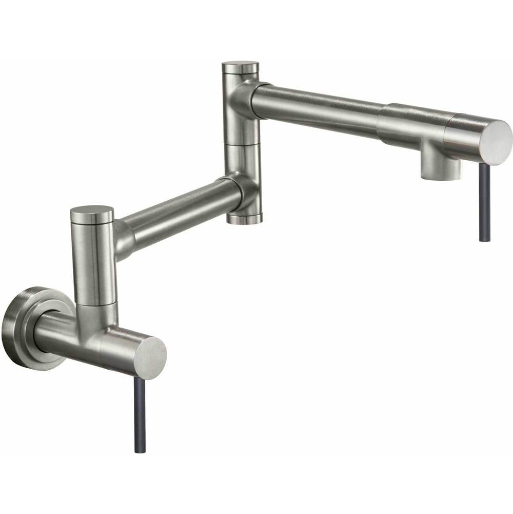 California Faucets Pot Filler - Dual Handle Wall Mount - Contemporary