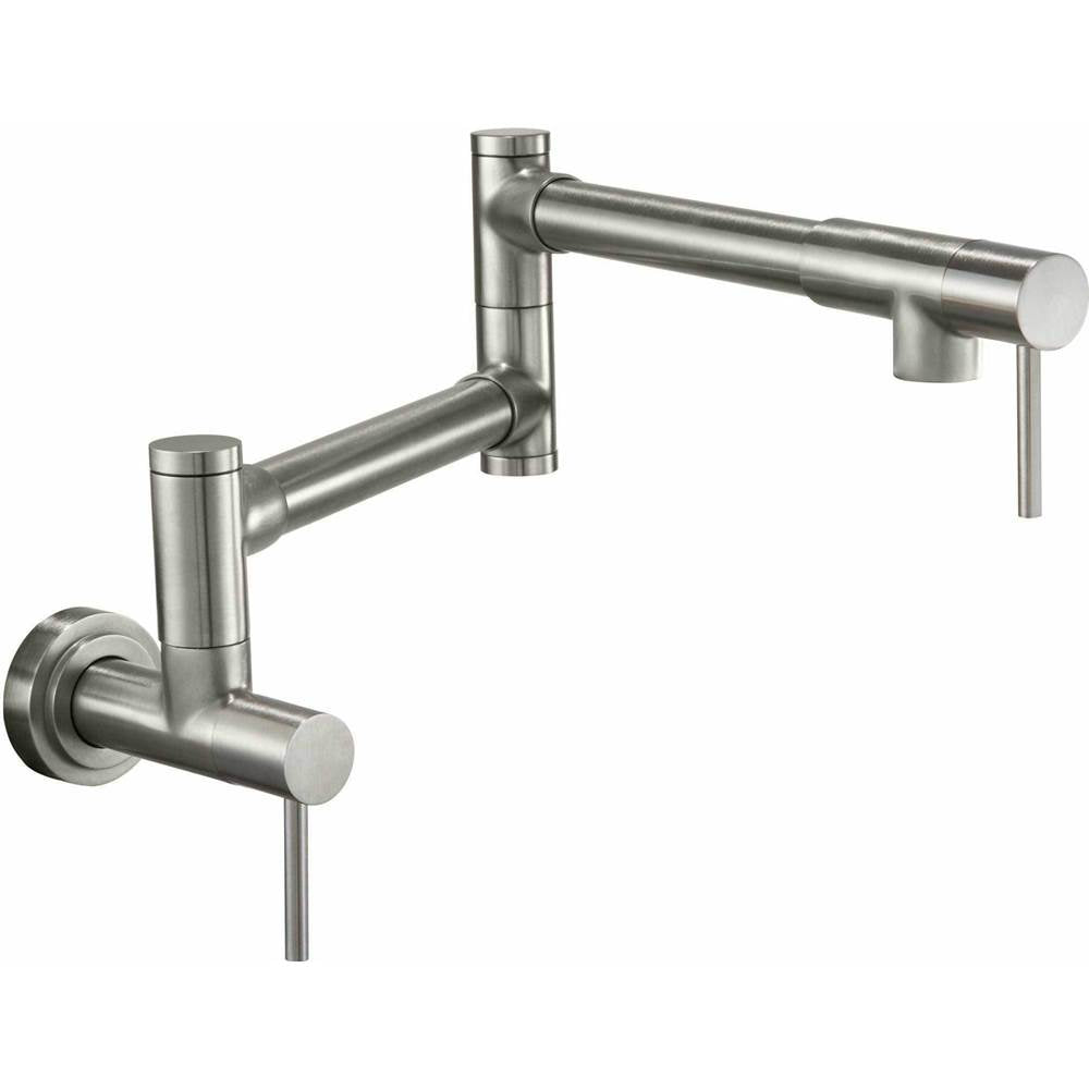 California Faucets Pot Filler - Dual Handle Wall Mount - Contemporary