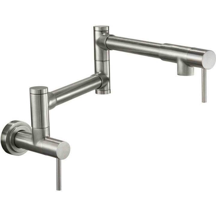 California Faucets Pot Filler - Dual Handle Wall Mount - Contemporary