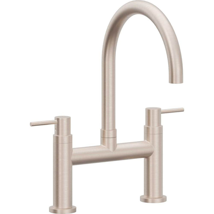 California Faucets Bridge Kitchen Faucet Arc Spout