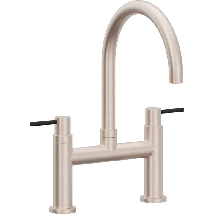 California Faucets Bridge Kitchen Faucet Arc Spout