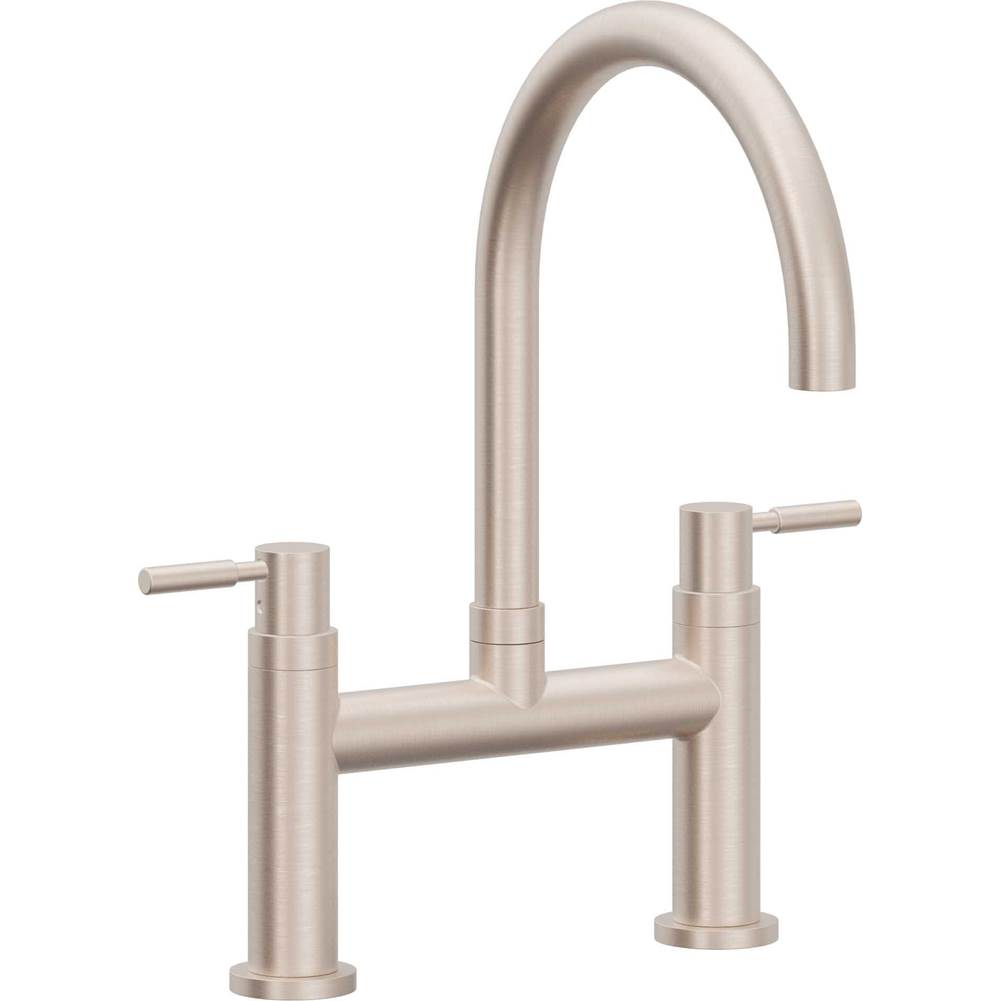 California Faucets Bridge Kitchen Faucet Arc Spout