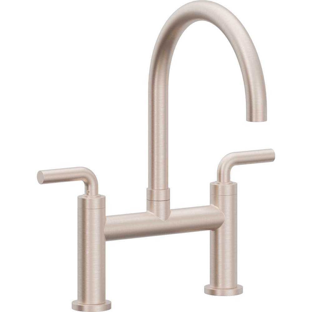 California Faucets Bridge Kitchen Faucet Arc Spout