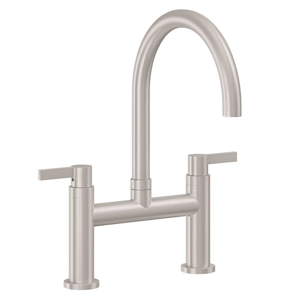 California Faucets Bridge Kitchen Faucet Arc Spout