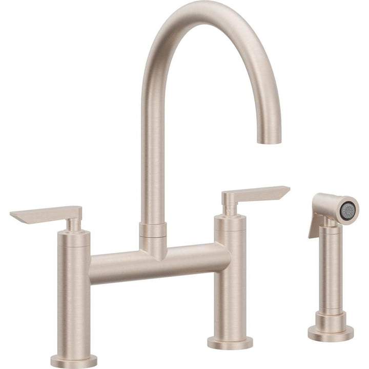 California Faucets Bridge Kitchen Faucet - Arc Spout