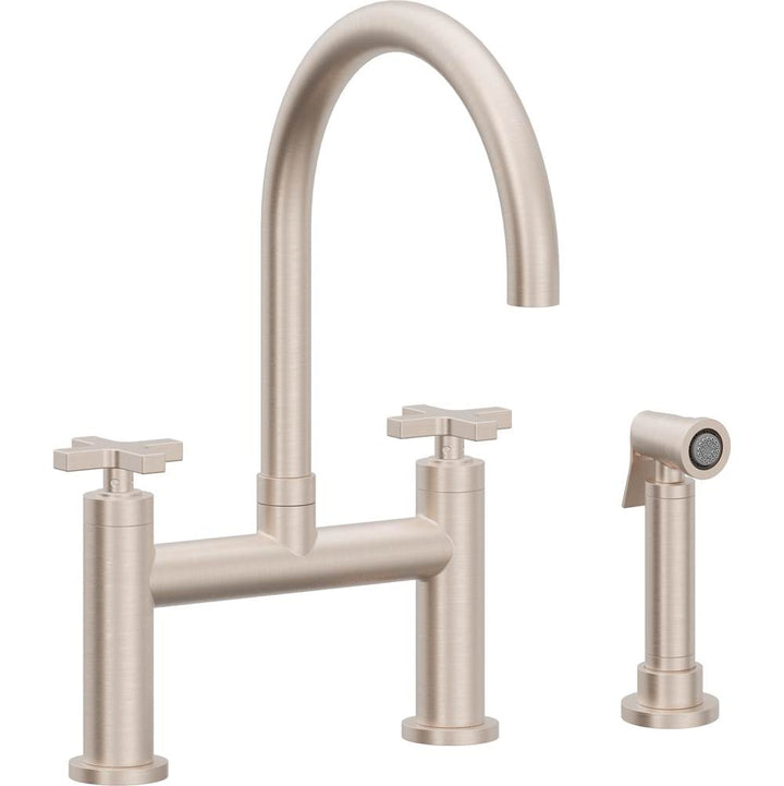 California Faucets Bridge Kitchen Faucet - Arc Spout
