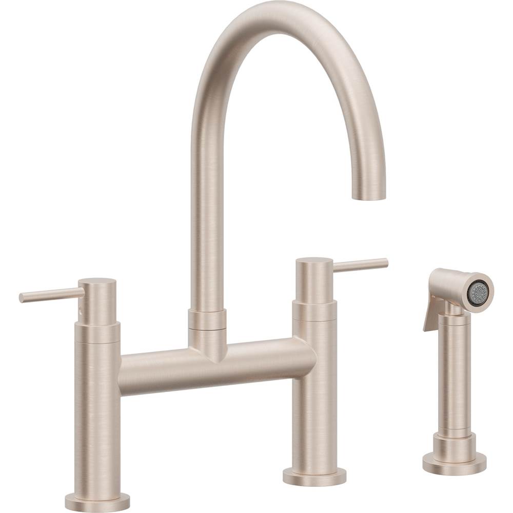 California Faucets Bridge Kitchen Faucet Arc Spout