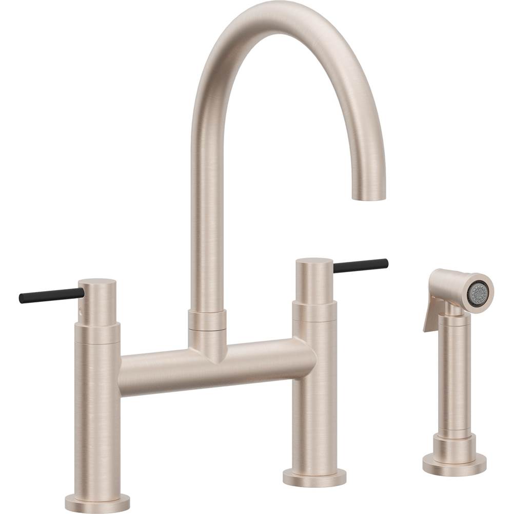 California Faucets Bridge Kitchen Faucet Arc Spout