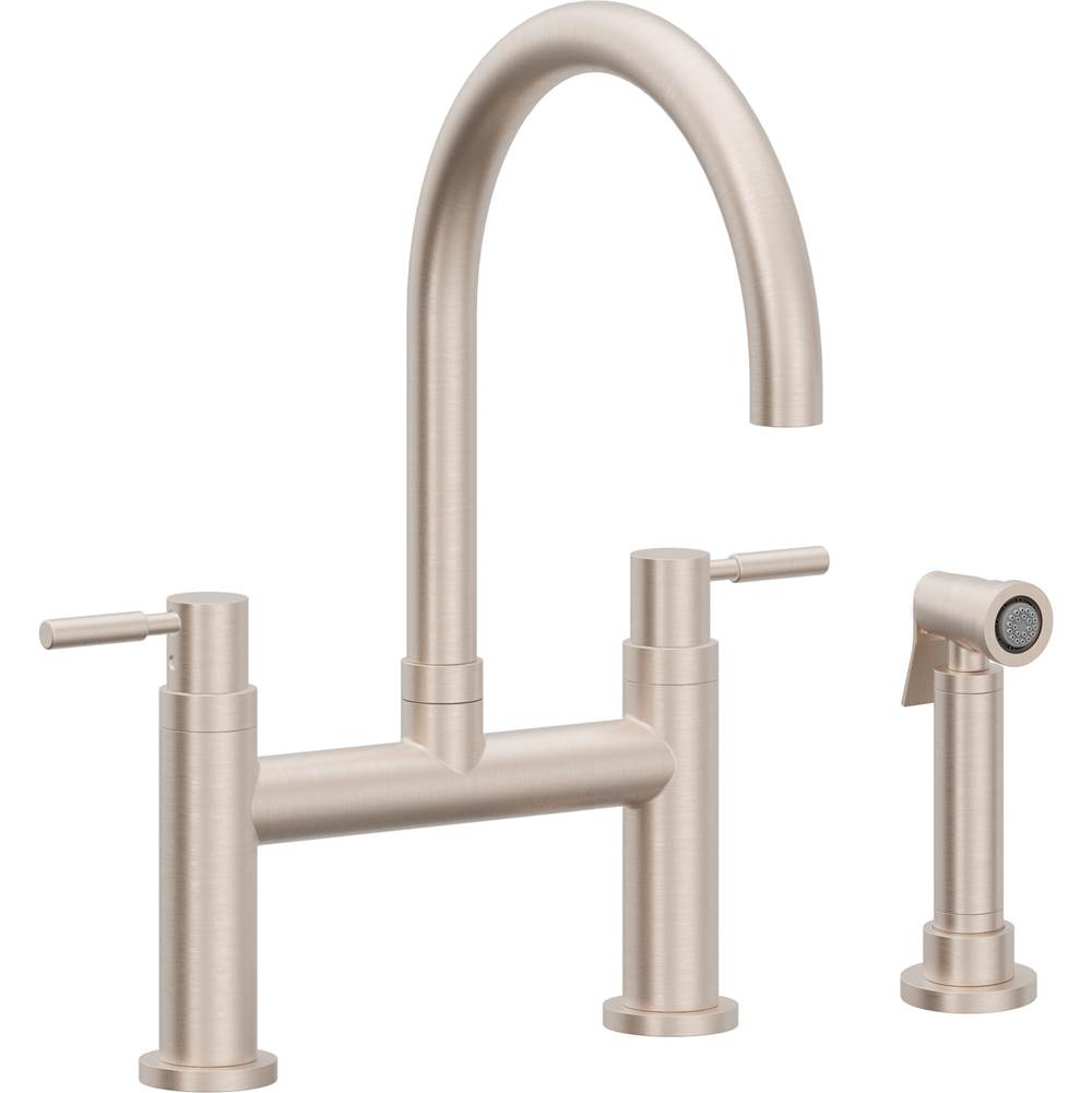 California Faucets Bridge Kitchen Faucet Arc Spout