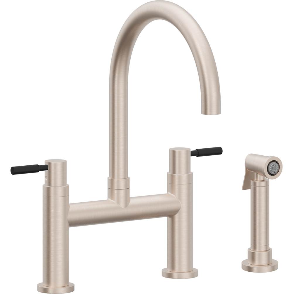 California Faucets Bridge Kitchen Faucet Arc Spout