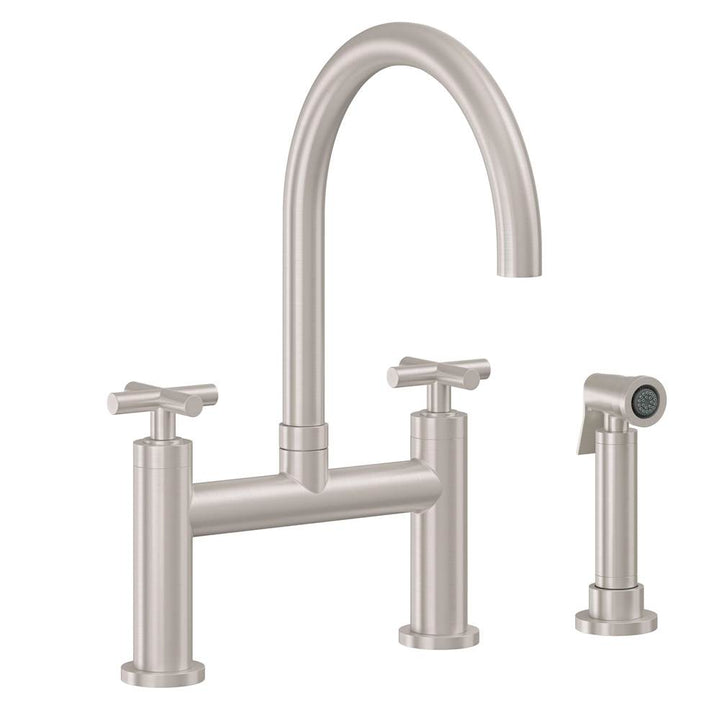 California Faucets Bridge Kitchen Faucet Arc Spout