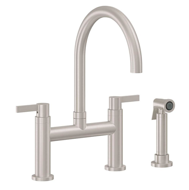 California Faucets Bridge Kitchen Faucet Arc Spout