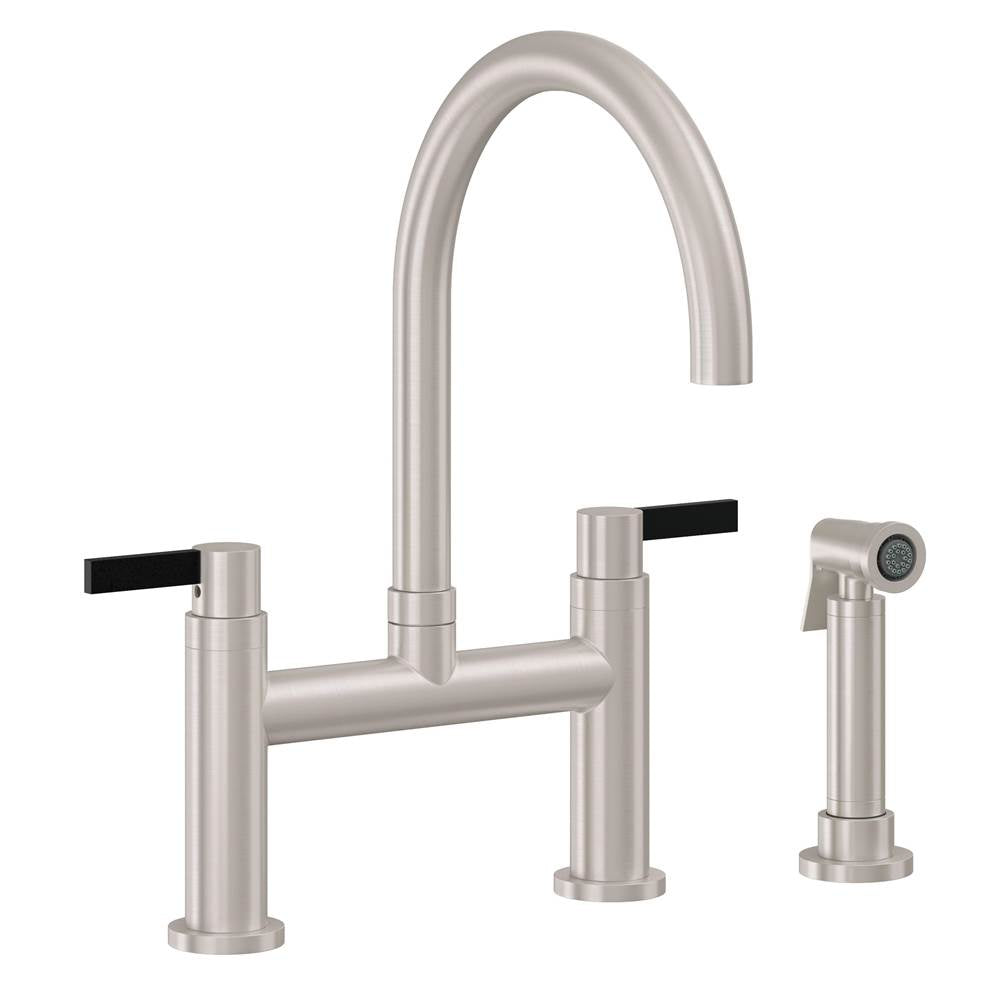 California Faucets Bridge Kitchen Faucet Arc Spout