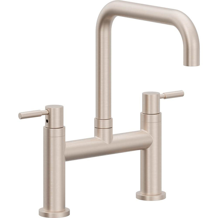 California Faucets Bridge Kitchen Faucet Quad Spout