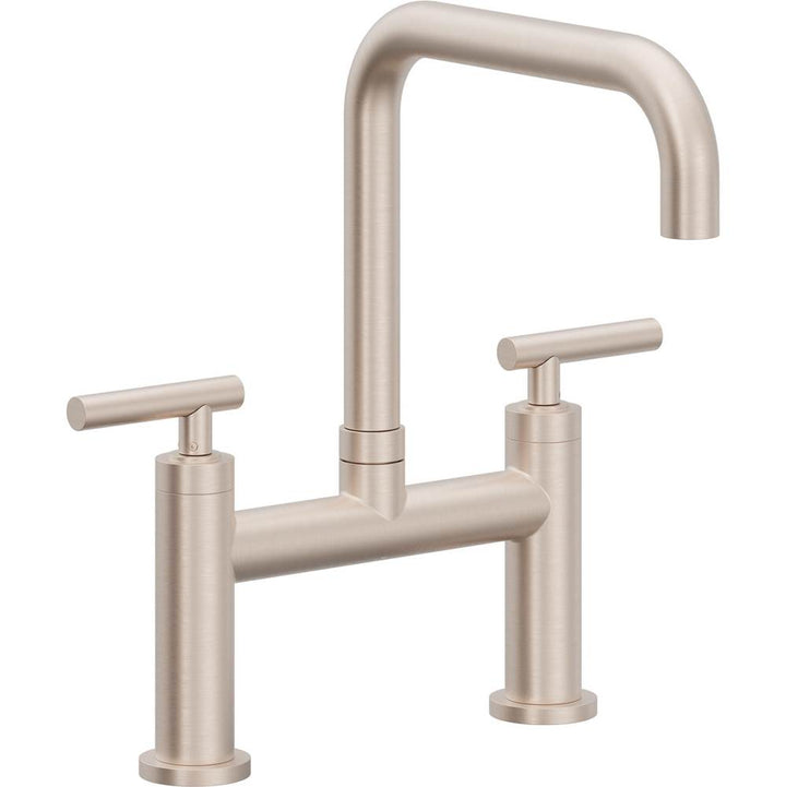 California Faucets Bridge Kitchen Faucet - Quad Spout