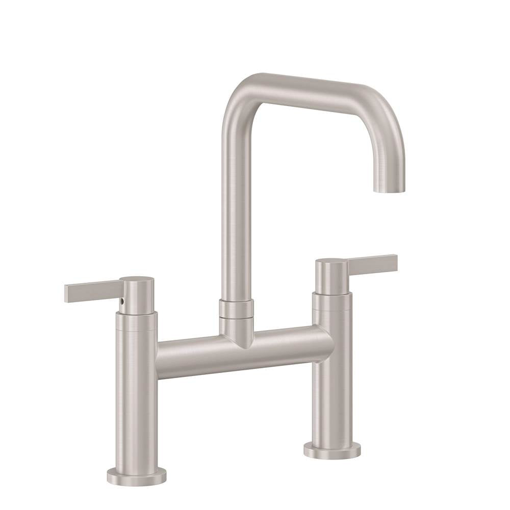California Faucets Bridge Kitchen Faucet Quad Spout