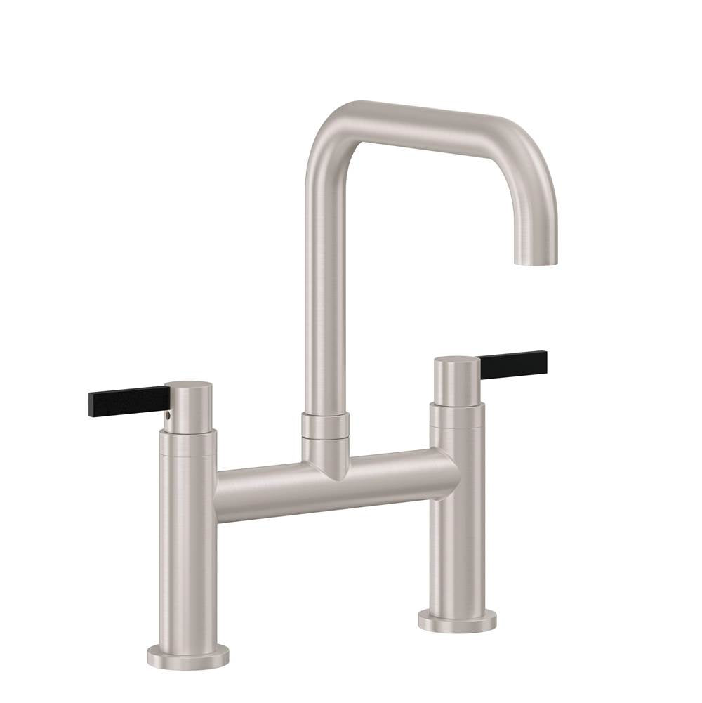 California Faucets Bridge Kitchen Faucet Quad Spout