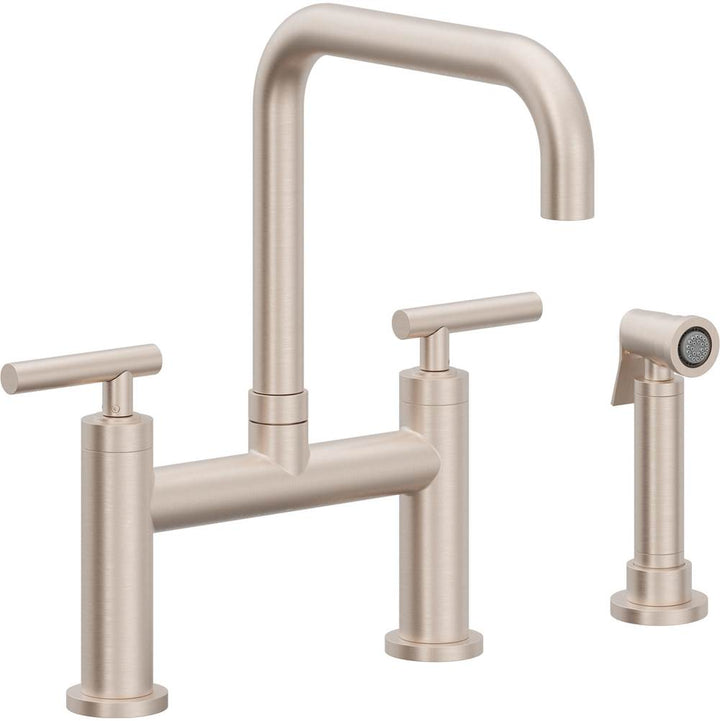 California Faucets Bridge Kitchen Faucet - Quad Spout