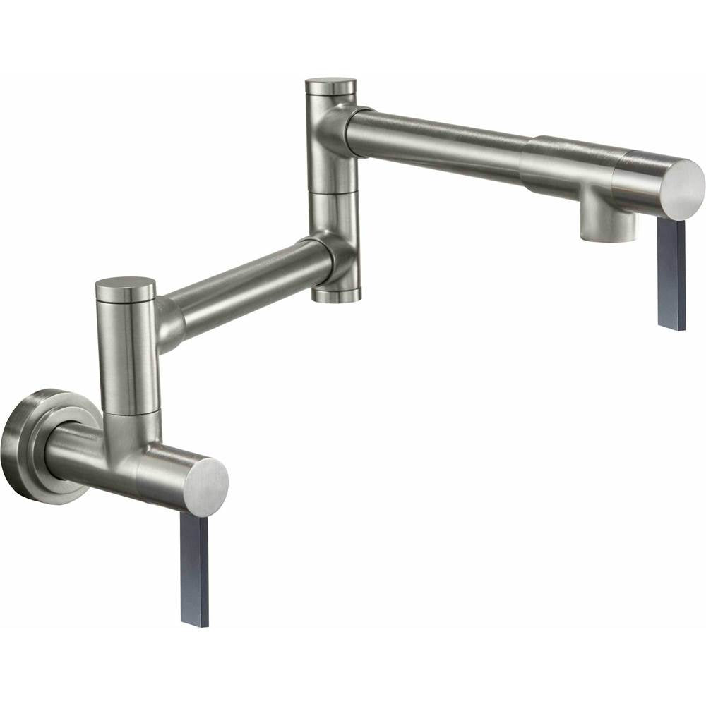 California Faucets Pot Filler Dual Handle Wall Mount Contemporary