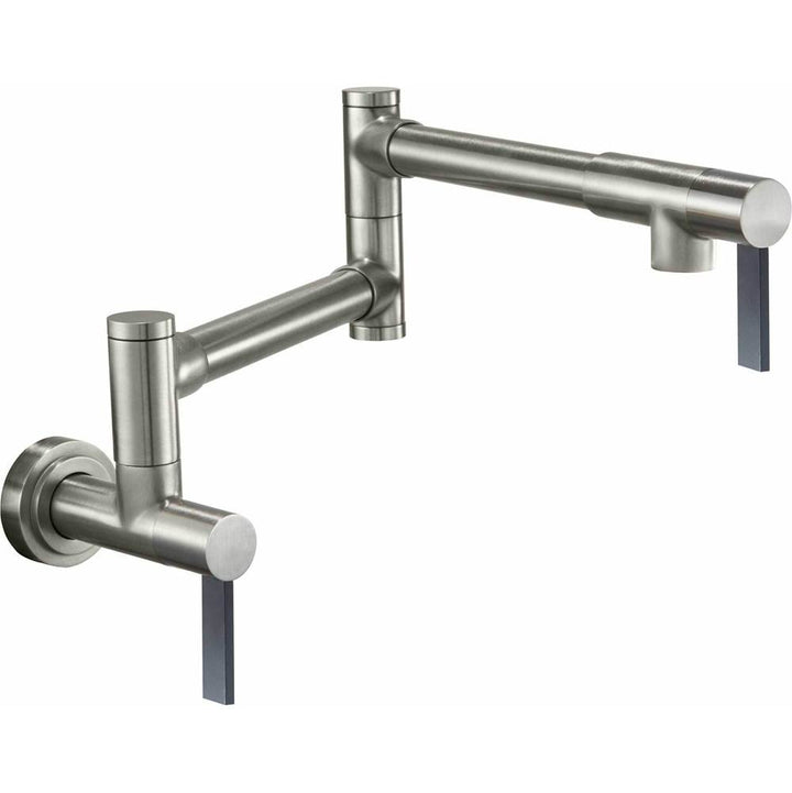 California Faucets Pot Filler Dual Handle Wall Mount Contemporary