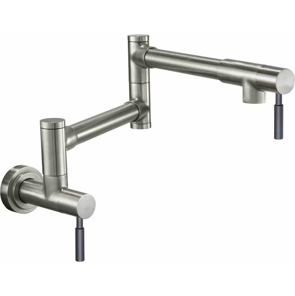California Faucets Pot Filler Dual Handle Wall Mount Contemporary
