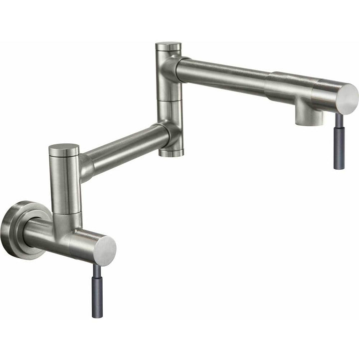 California Faucets Pot Filler Dual Handle Wall Mount Contemporary