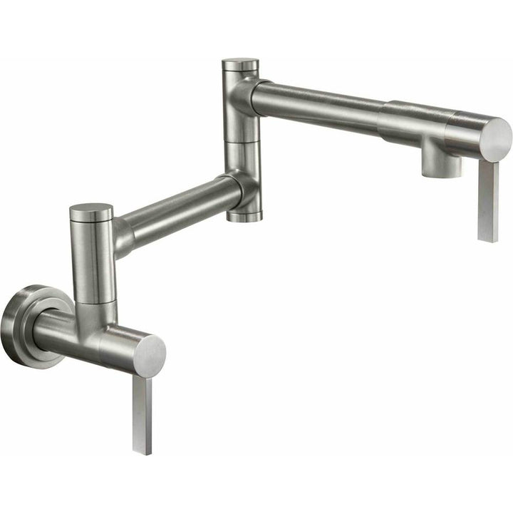 California Faucets Pot Filler Dual Handle Wall Mount Contemporary