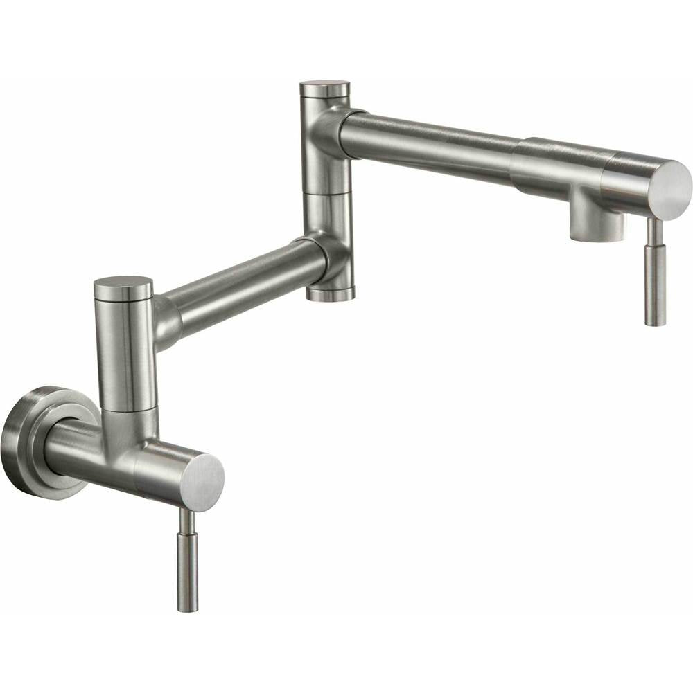 California Faucets Pot Filler Dual Handle Wall Mount Contemporary